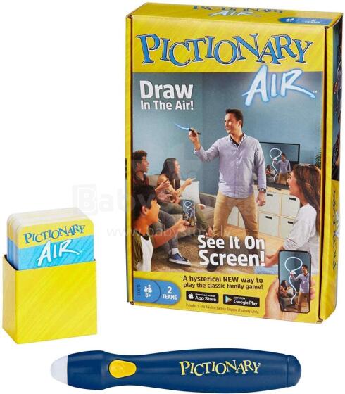 Mattel Pictionary Air Art.GXR14 Galda spēle (lat.valoda)