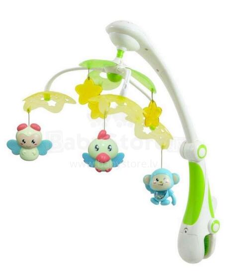 BabyMix Musical Mobile Art.RC-822-206  Музыкальная карусель с проектором