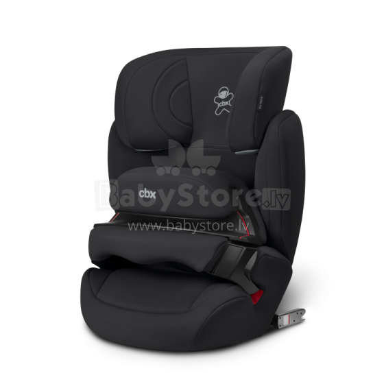 CBX by Cybex  Aura Fix Art.518001593 Cozy Black Inovatīvs, īpaši drošs bērnu autokrēsls (9-36 kg)