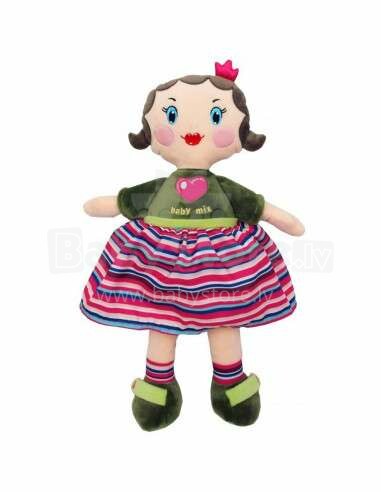 „BabyMix Doll Art.TE-8555-30“ minkšta žaislinė lėlė, 15 cm