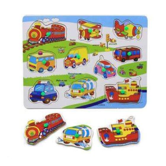 BebeBee Puzzle Art.500273 Attīstoša koka rotaļlieta puzzle