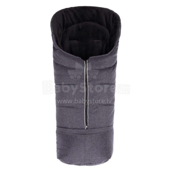 Fillikid Sleeping Bag Art.6695-97 Mellange Dark Grey  Bērnu ziemas siltais guļammaiss 100x45 cm