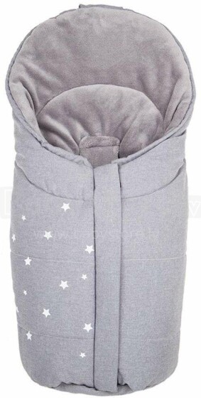 „Fillikid“ miegmaišis „Askja Art.2010-87 Grey Melange“ žieminis vaikų šiltas miegmaišis 85x40 cm