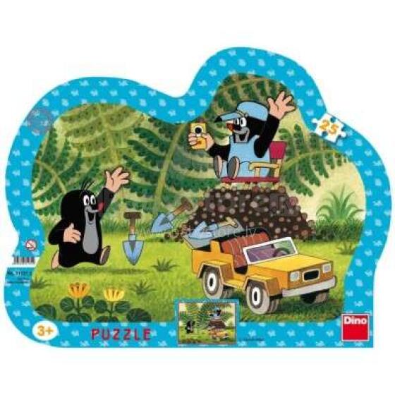 DINO TOYS Art.31131D  Frame Puzzle 25  - Kurmītis