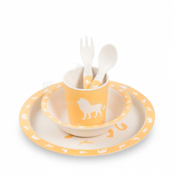 Jollein Dinner Set Safari Art.705-001-65202 ēšanas piederumu komplekts