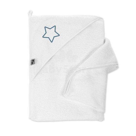 NordBaby Bath Towel Star Art.204727 Bērnu frotē dvielis ar kapuci 100 x 100 cm