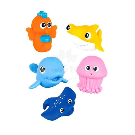 WinFun Ocean Pals Art.7120  Vannas rotaļlieta pīkstulis, 5 gab.