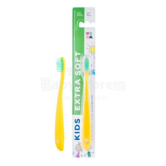 Woom Kids Extra Soft Art.116749 zobu birste mīksta no 2 līdz 6 gadiem