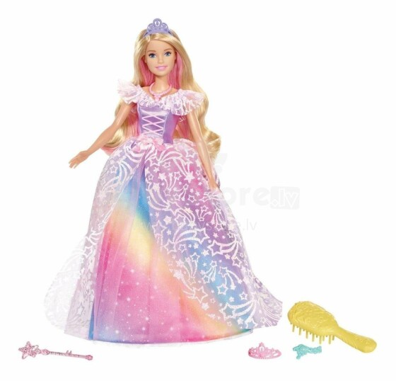 „Barbie Dreamtopia“ karališkoji kamuolio princesė. GFR45 lėlės princesė