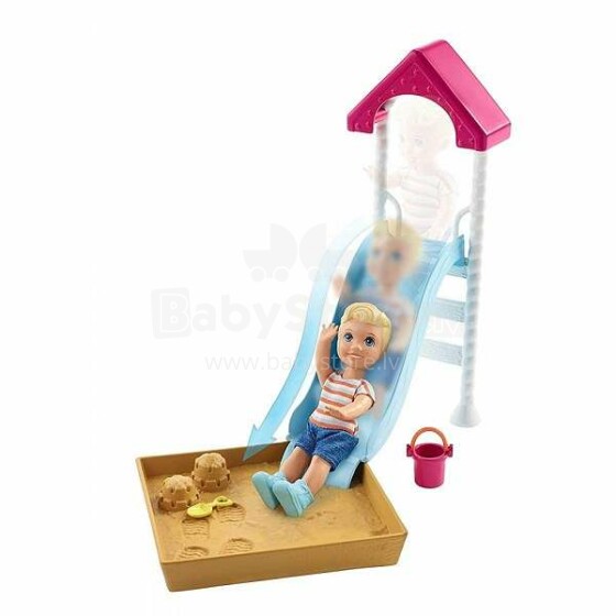 Mattel Babysitter  Art.FXG94  Mini lelle  ar slidkalniņu