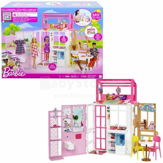 Mattel Barbie House  Art.HCD47 lėlių namelis