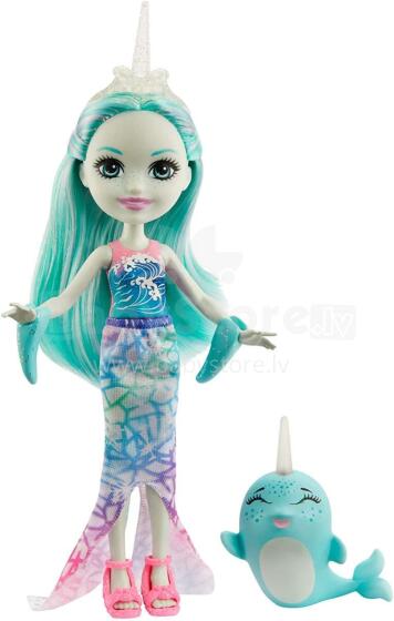 Enchantimals Naddie Doll Art.GJX41 Мини кукла с любимой зверушкой из серии Энчантималс