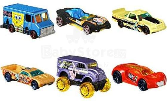 Mattel Hot Wheels  Sponge Bob Collection Art.GDG83  Mašīna,1 gab