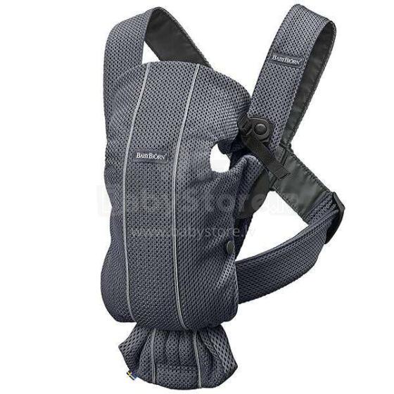 Babybjorn Baby Carrier Mini Mesh  Art.021013 Antrachite   Кенгуру  повышенной комфортности от 3,5 до 11 кг