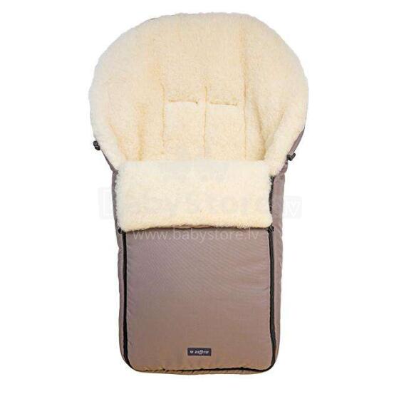 Womar S6 Classic Art.3-Z-SW-S6-002 Dark Beige  Спальный мешок на натуральной овчинке для коляски