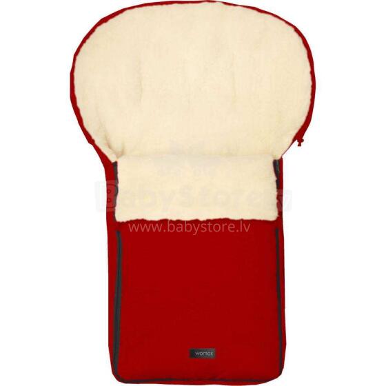Womar S6 Classic Art.3-Z-SW-S6-005 Red  Спальный мешок на натуральной овчинке для коляски