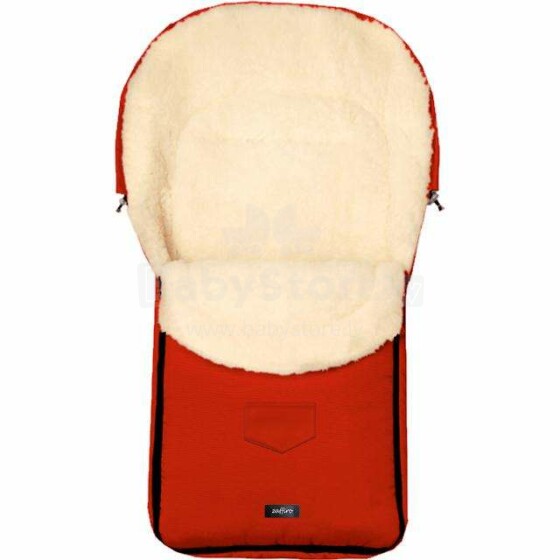 Womar S7 Classic Art.3-Z-SW-S7-005 Red  Спальный мешок на натуральной овчинке для коляски