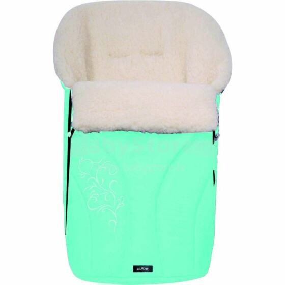 Womar S25 Exclusive  Art.116977 Turquoise  Спальный мешок на натуральной овчинке для коляски