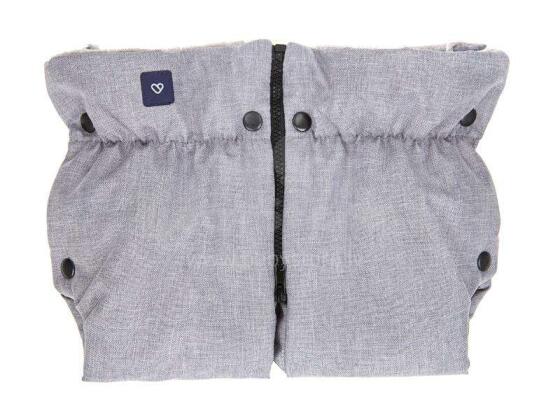 Womar Mufka Plusz Art.3-Z-M-053 Melange Light Grey