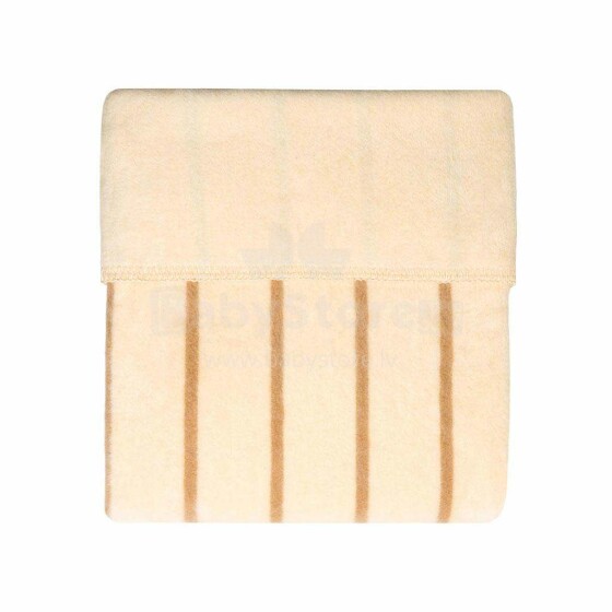 Womar antklodė Art.3-Z-KB-053 Smėlio spalvos minkštos medvilnės antklodė (pledas) 100x150cm