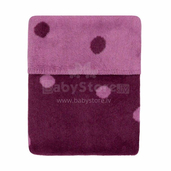 Womar antklodė Art.3-Z-KBA-024 Violetinė minkšta medvilninė antklodė (pledas) 100x150cm