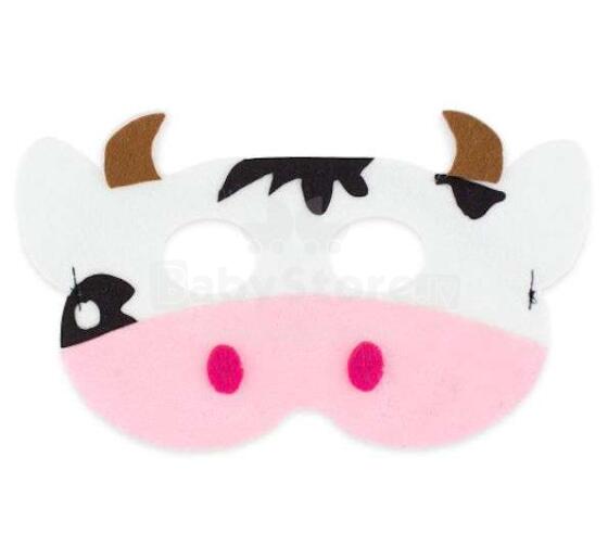BebeBee Cow Art.500406 White Маска карнавальная из войлока