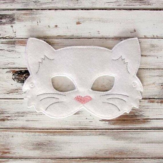 BebeBee Cat Art.500408 White Karnēvala maska