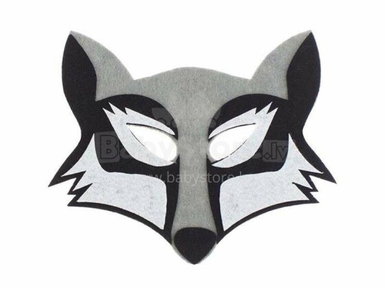 BebeBee Wolf Art.500415 Grey  Vildist karnevalimask