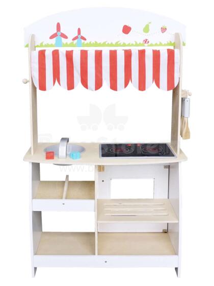 EcoToys Kitchen Art.CA04063  Деревянная кухня