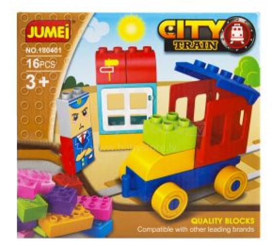Jumei City Blocks  Art.N-575  Конструктор ,16 дет