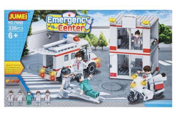 Jumei City Ambulance  Art.N-428  Konstruktors  ,336gab
