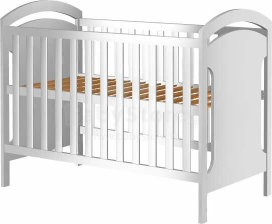Baby Crib Club AD2 Art.117571 Laste puidust võrevoodi 120x60sm