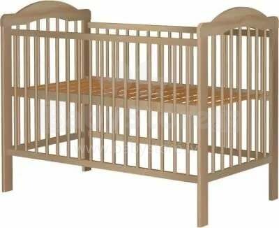 Baby Crib Club AK Art.117580 Natural  Bērnu kokā gultiņa 120x60cm