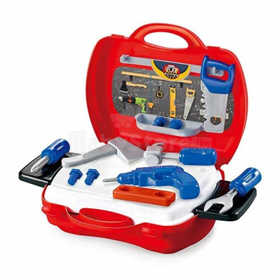 BBL Toys Tooltable Art.N-628  Детский набор строительных инструментов в стульчике-чемоданчике