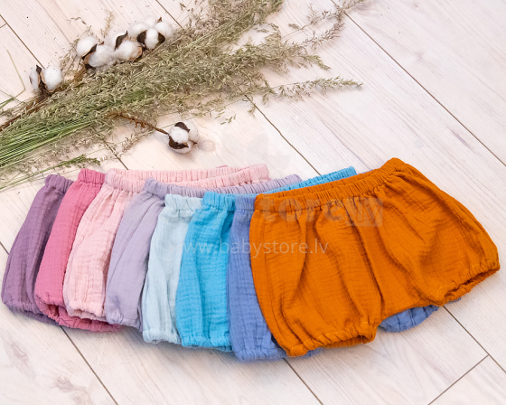 La bebe™ Muslin Pants Art.117710 Детские штанишки из муслина (1 шт.)