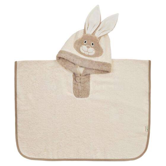 Bio Baby Poncho Rabbit Art.97218507 Dvielis -pončo