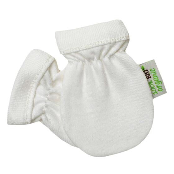 Bio Baby Mittens Art.97220970 Ecru Bērnu dūraiņi no 100% organiskā kokvilna