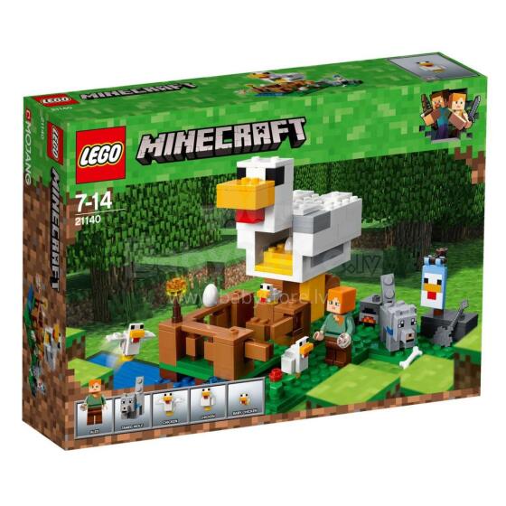 LEGO® Minecraft™ komplekts "Vistu kūts", Art. 21140