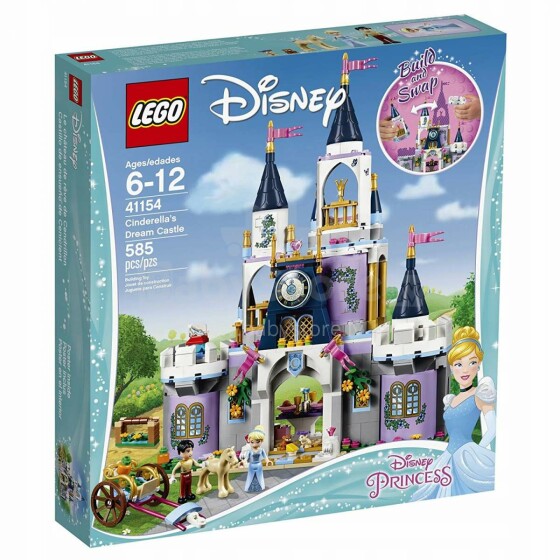 Lego Disney Cinderella Art.41154 Konstruktors