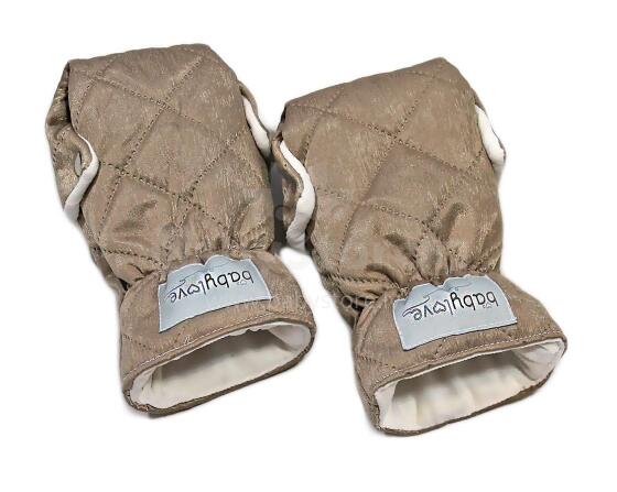 Babylove Footmuff  Velvet Art.118246 Beige  Тёплая муфта для рук