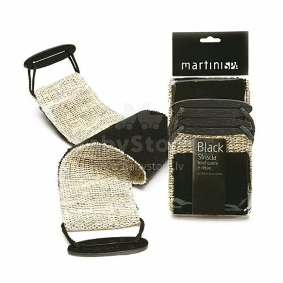 Martini Spa  Art.04455BLK Black   Мочалка для мытья спины