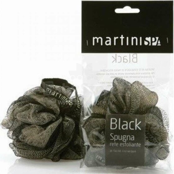 Martini Spa  Art.04539BLK Black  Мочалка для пилинга