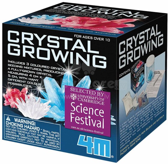 4M Сrystal Growing  Art.00-03913/EU   Комплект Выращиваем кристаллы