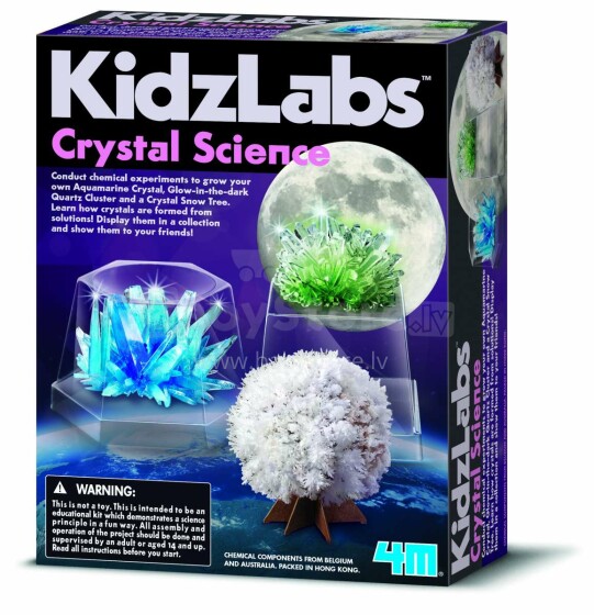 4M Crystal Growing Art.00-03917 rinkinys Mes auginame kristalus
