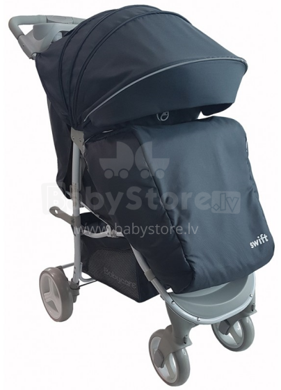 Aga Design Baby Care Swift Art.401 Black  Bērnu pastaigu/sporta rati