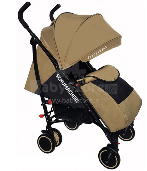 Aga Design Schumacher Kid Art.693 Beige sporta/pastaigu lietussarga tipa ratiņi