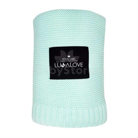 Lullalove Bamboo Blanket Art.118747 Delicious Mint  Mīkstā kokvilnas sedziņa (plediņš) 100x80cm