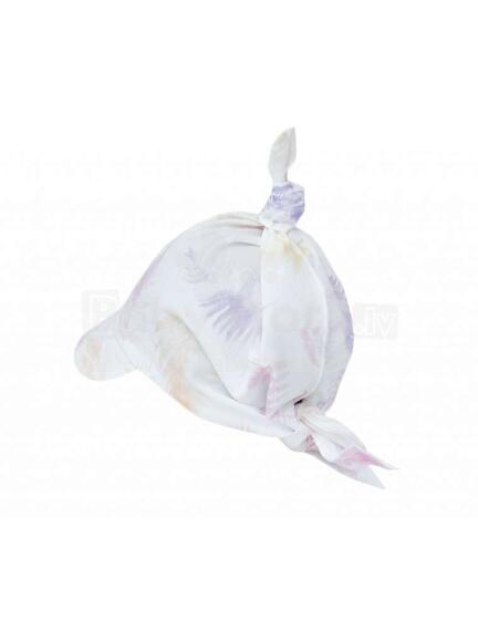 Lullalove Summer Hat Art.118982 Pink Ferns Летняя шапочка из хлопка