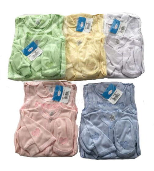 Zuzia Art.501 (green,blue,pink) Bērnu komplektiņš no 5 daļam