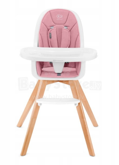 KinderKraft'20 Tixi 2 in 1 Art.KKKTIXIPNK0000 Pink  стульчик для кормления